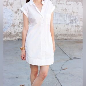 J Crew Oxford Popover Shirtdress